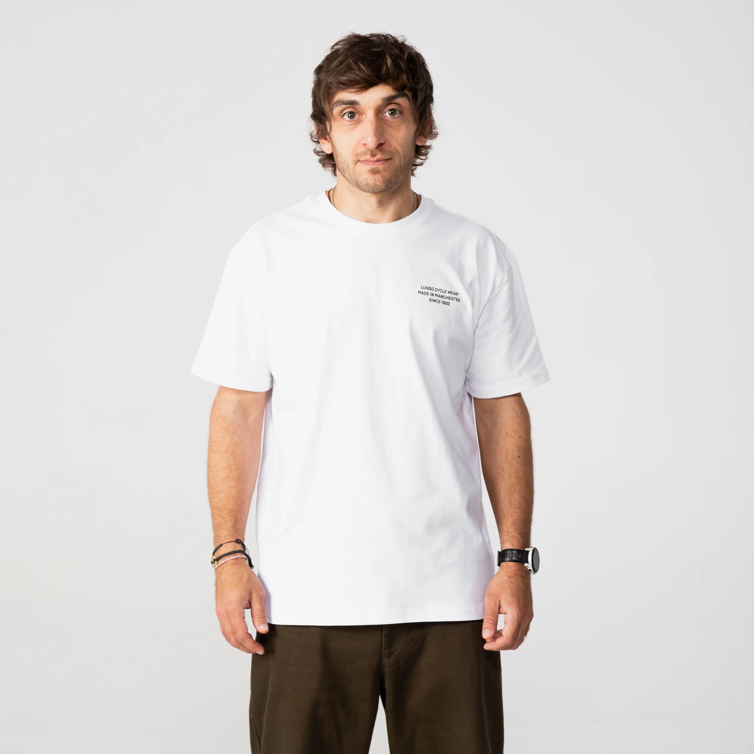 Lusso Cycle Wear T Shirt - White - Image 4