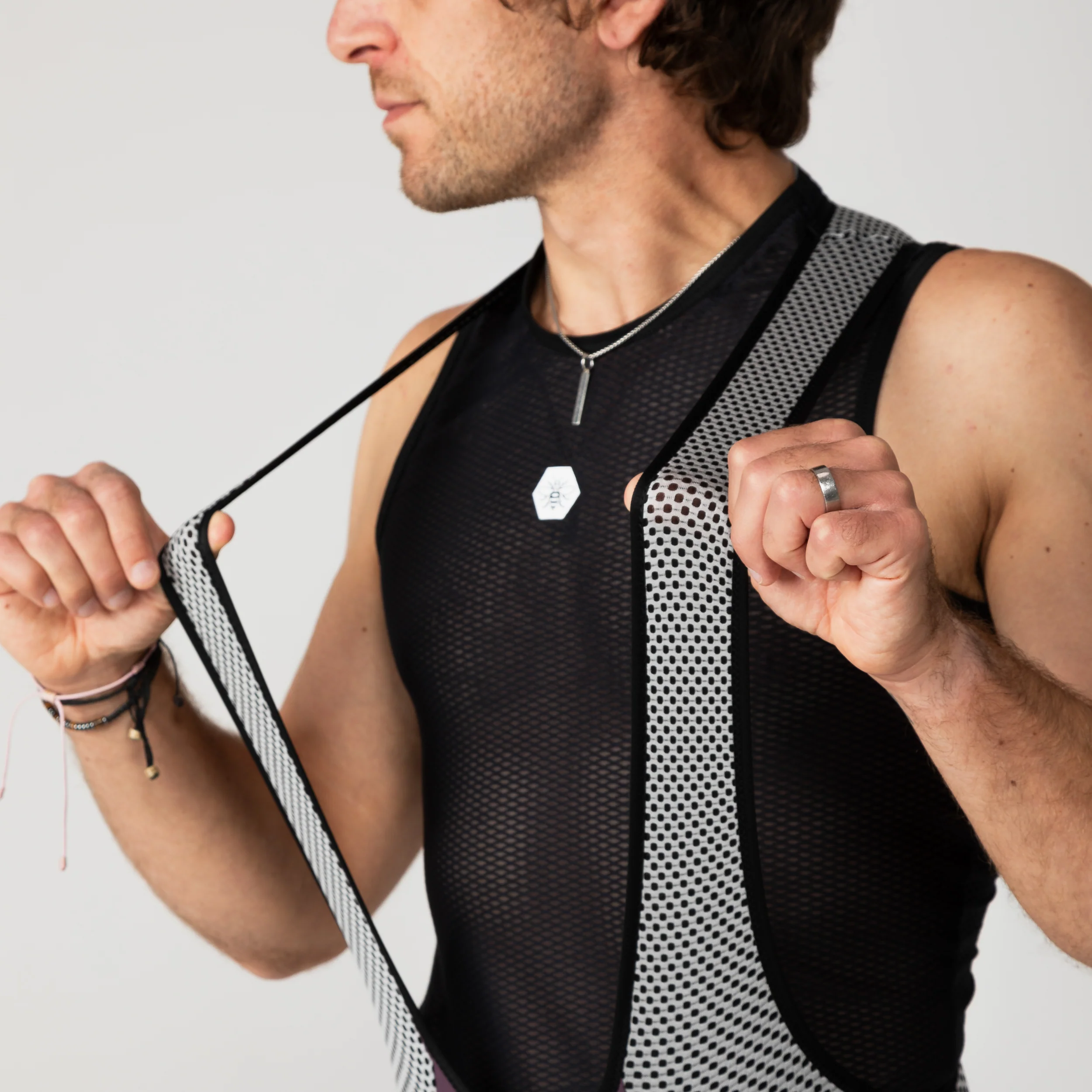 Perform Carbon Bib Shorts - Plum - Image 6